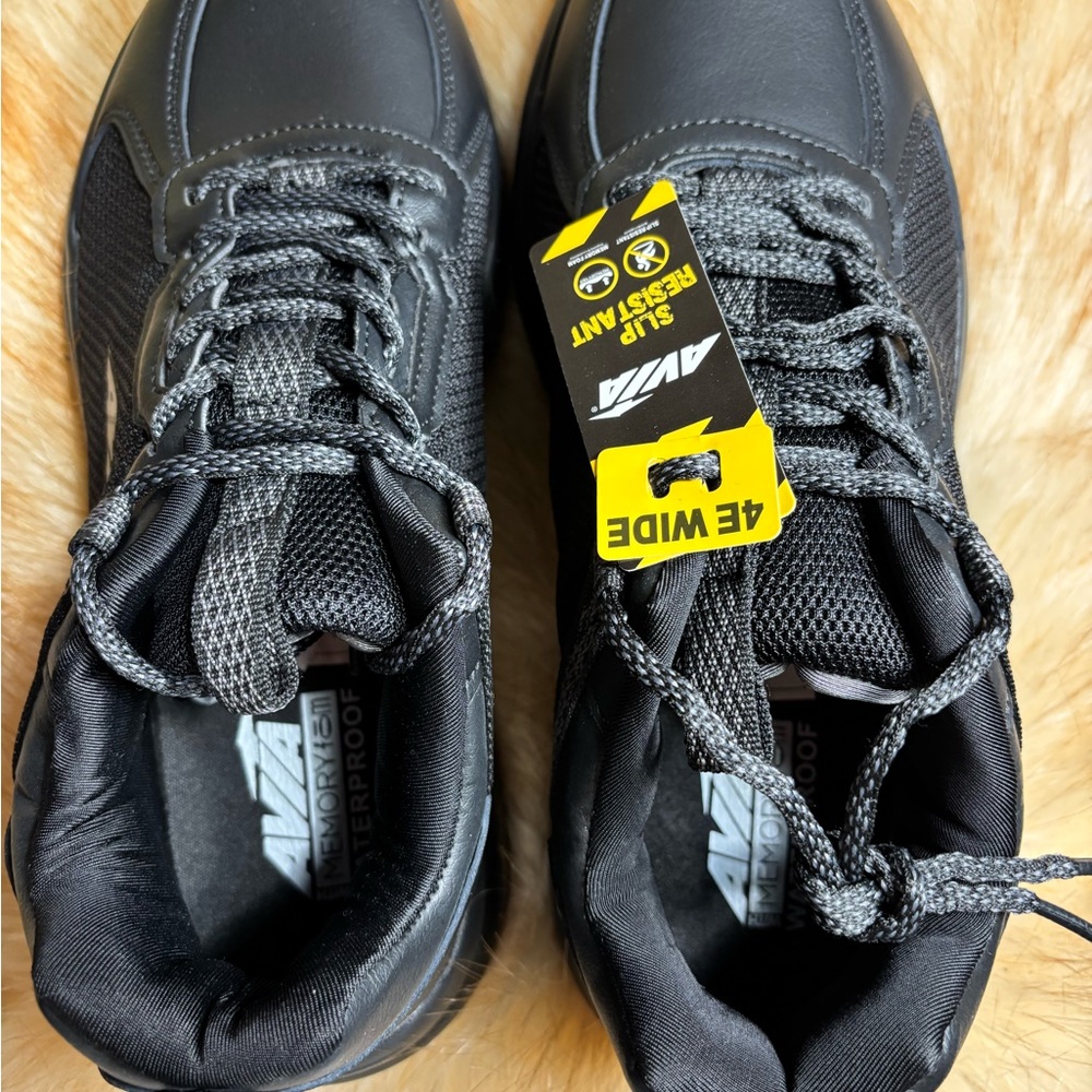 NEW Avia AVI-CANYON SR Black Men's 8.5 WIDE (4E) Non Slip Resistant Work Shoe - Picture 4 of 11